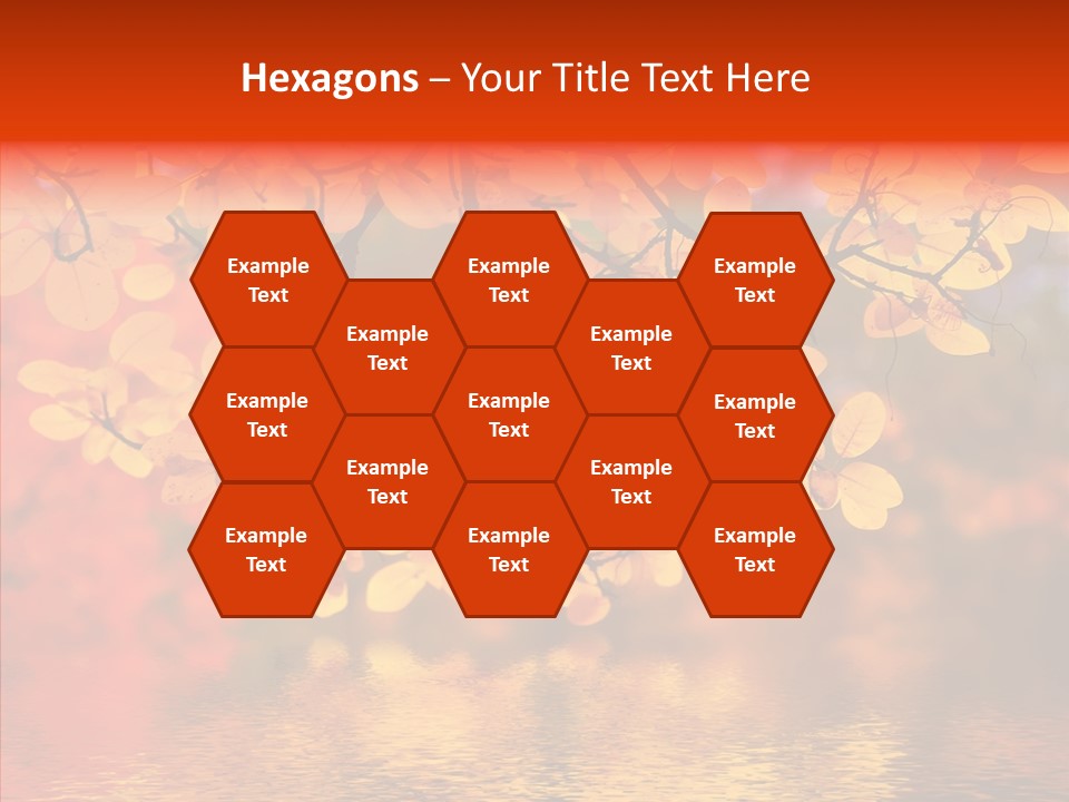 Colour Landscape Blaze PowerPoint Template