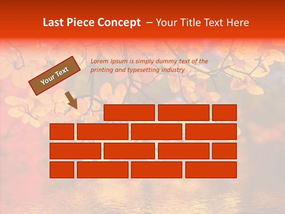 Colour Landscape Blaze PowerPoint Template