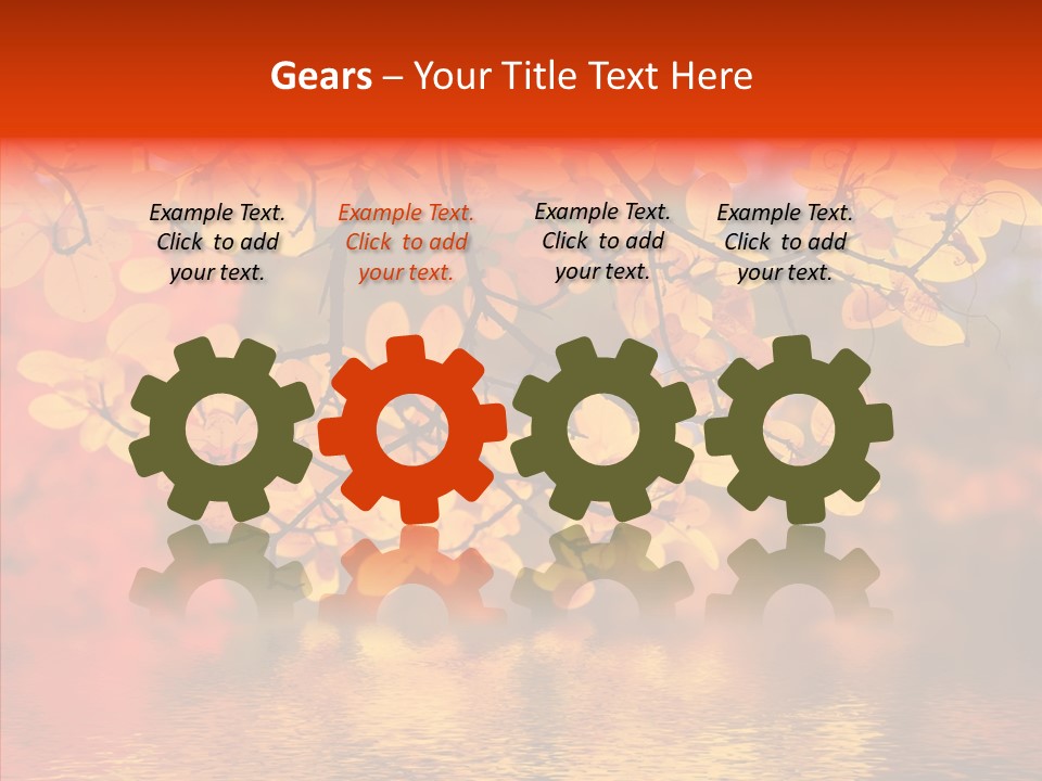 Colour Landscape Blaze PowerPoint Template