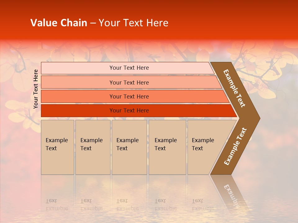 Colour Landscape Blaze PowerPoint Template