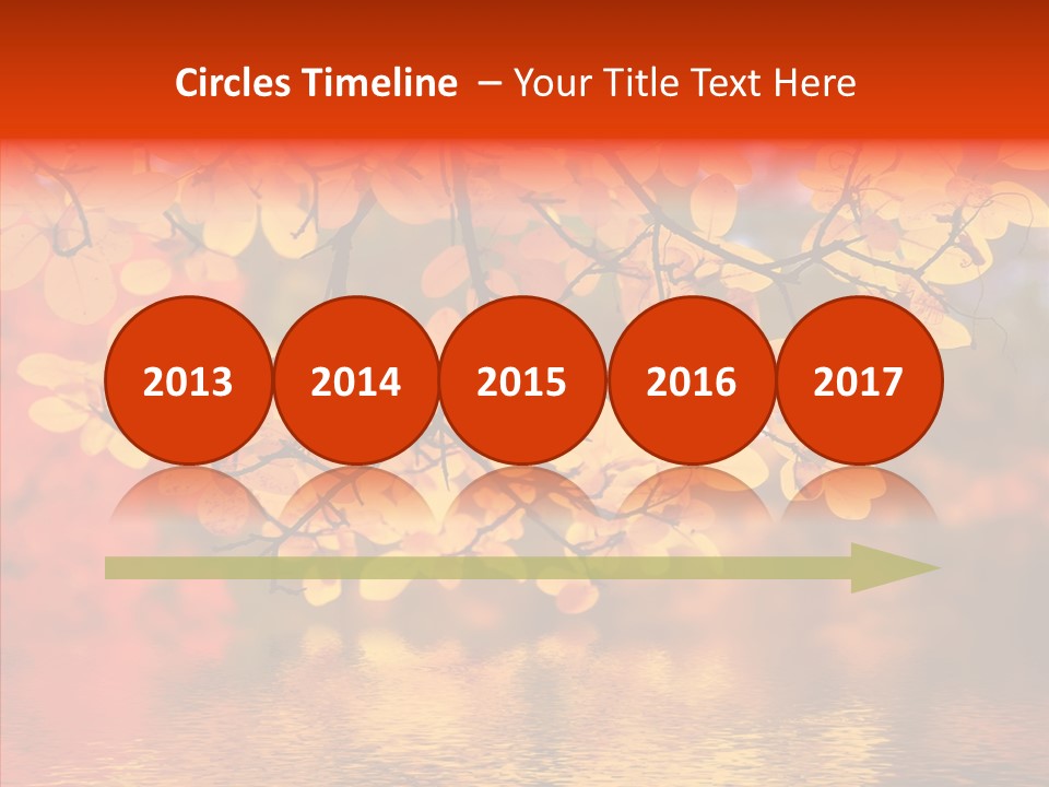 Colour Landscape Blaze PowerPoint Template