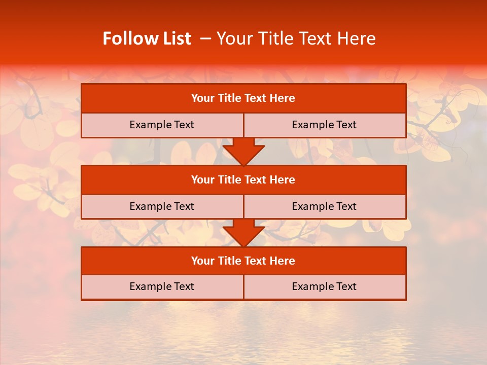 Colour Landscape Blaze PowerPoint Template