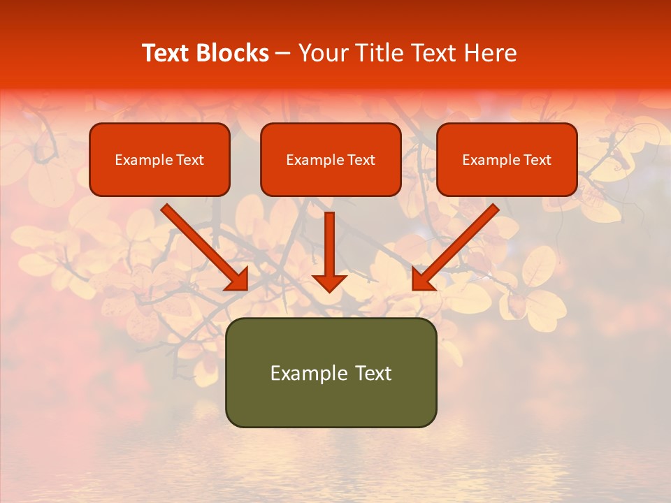 Colour Landscape Blaze PowerPoint Template