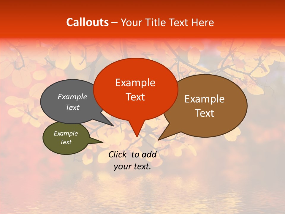Colour Landscape Blaze PowerPoint Template