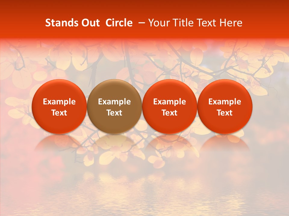 Colour Landscape Blaze PowerPoint Template