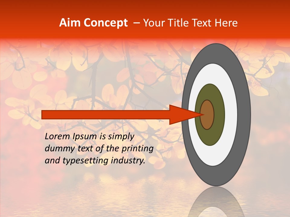 Colour Landscape Blaze PowerPoint Template