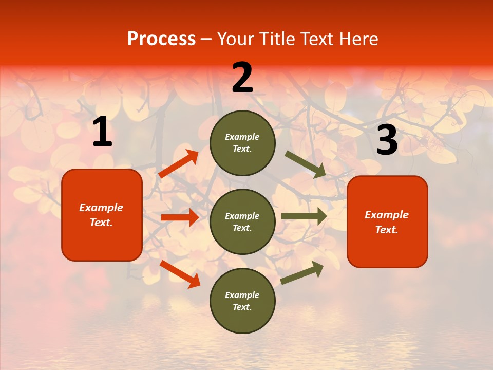 Colour Landscape Blaze PowerPoint Template