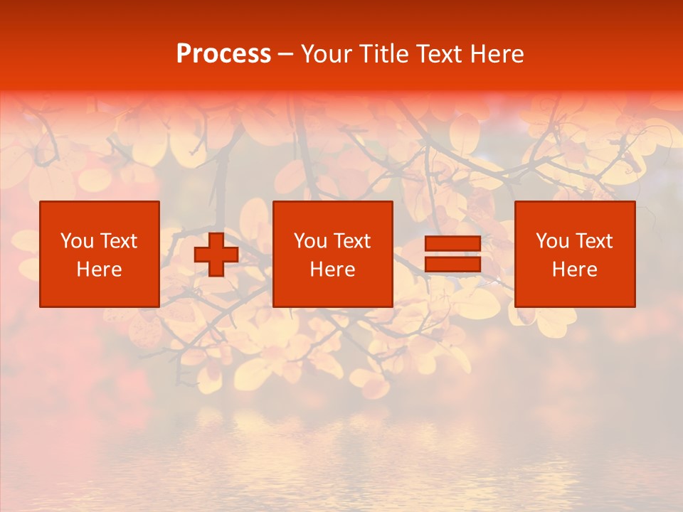 Colour Landscape Blaze PowerPoint Template