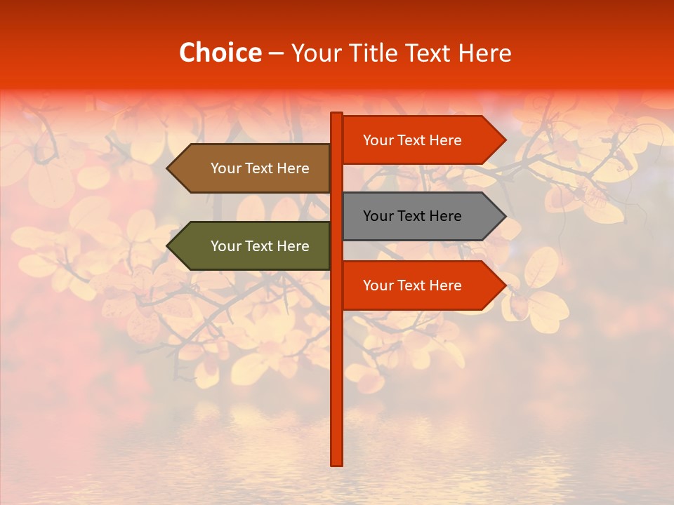 Colour Landscape Blaze PowerPoint Template