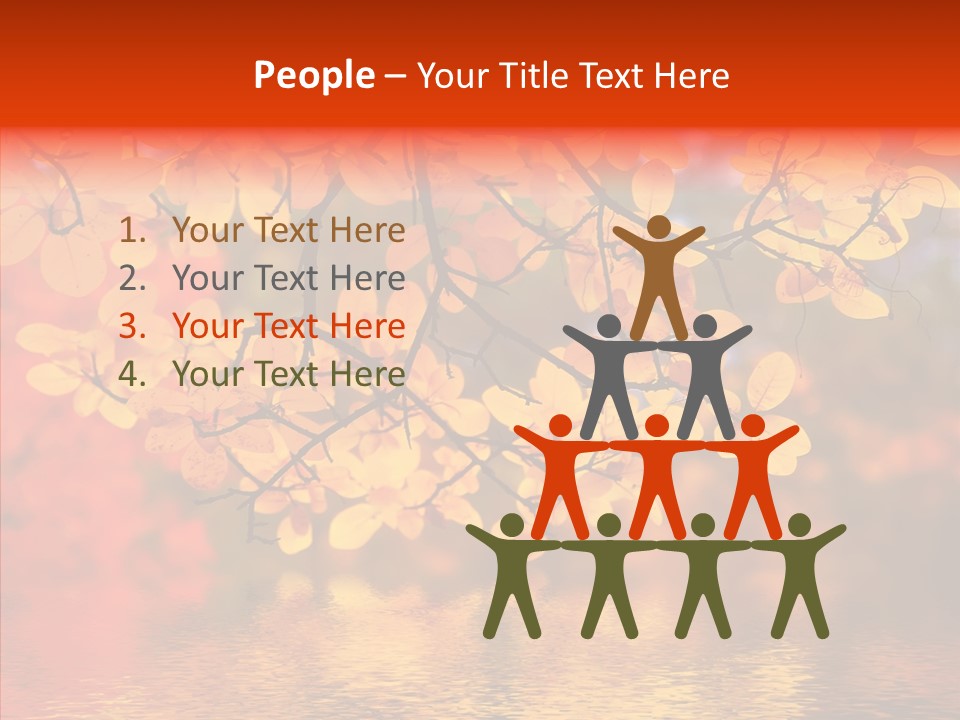 Colour Landscape Blaze PowerPoint Template