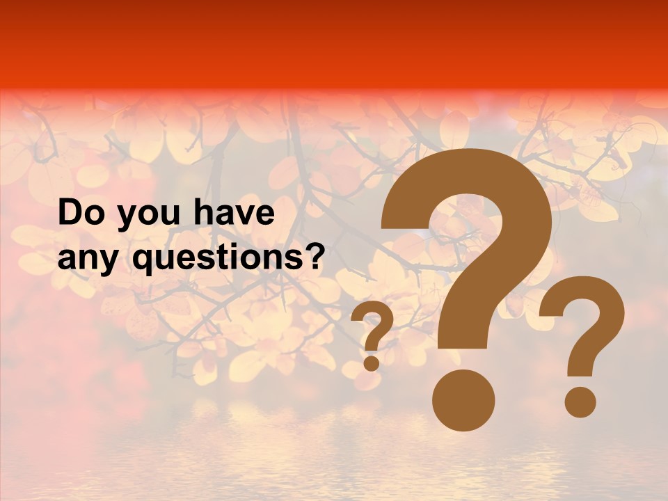 Colour Landscape Blaze PowerPoint Template