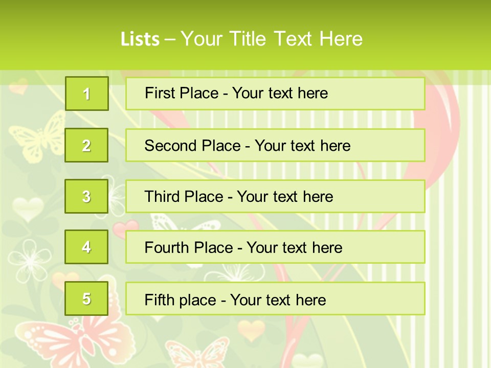 Abstract Love Valentine PowerPoint Template