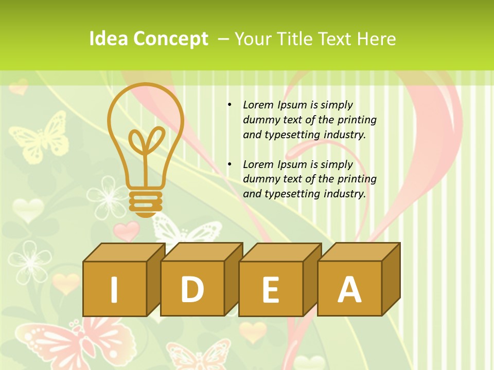 Abstract Love Valentine PowerPoint Template