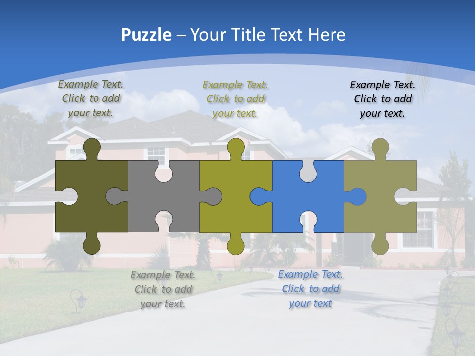 Living Shelter Palm PowerPoint Template