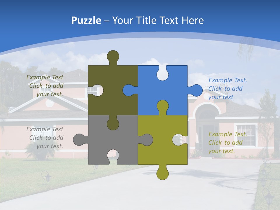 Living Shelter Palm PowerPoint Template