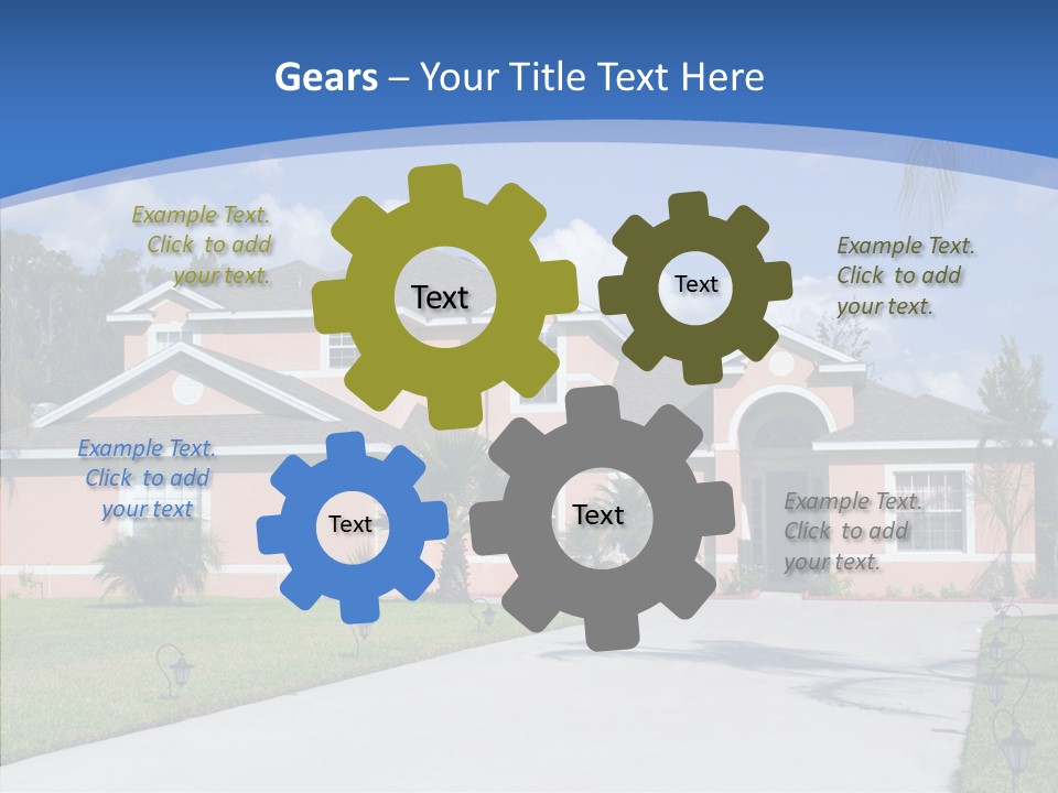 Living Shelter Palm PowerPoint Template