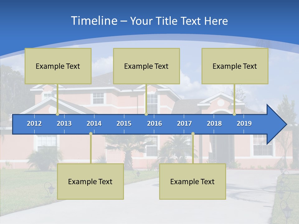 Living Shelter Palm PowerPoint Template