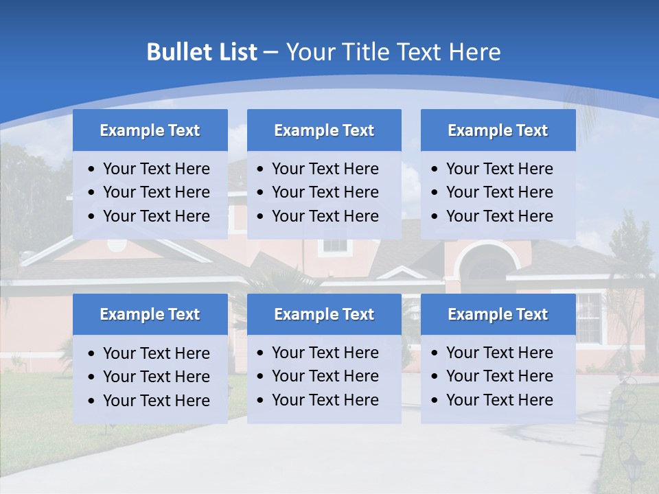 Living Shelter Palm PowerPoint Template