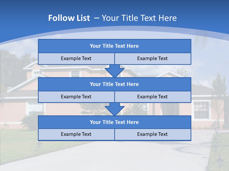 Living Shelter Palm PowerPoint Template