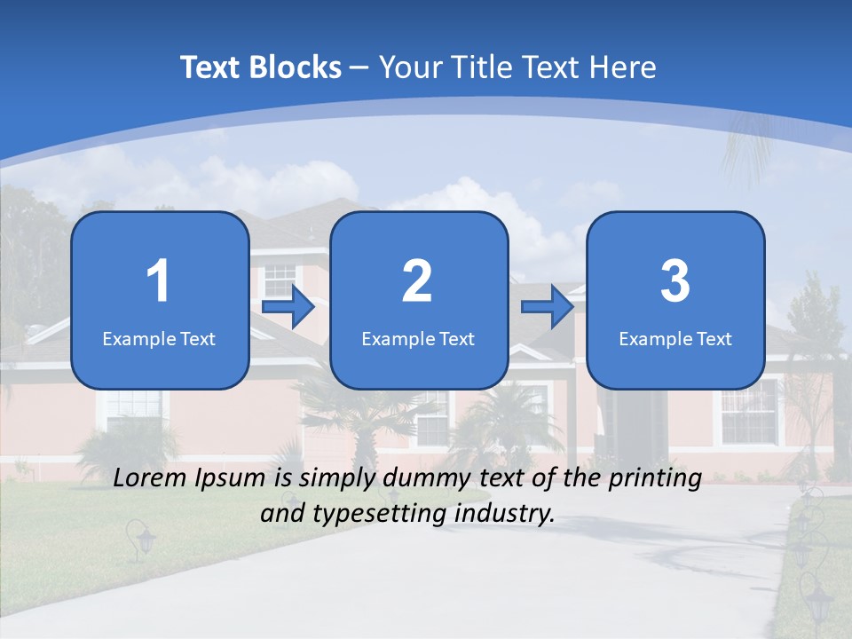 Living Shelter Palm PowerPoint Template