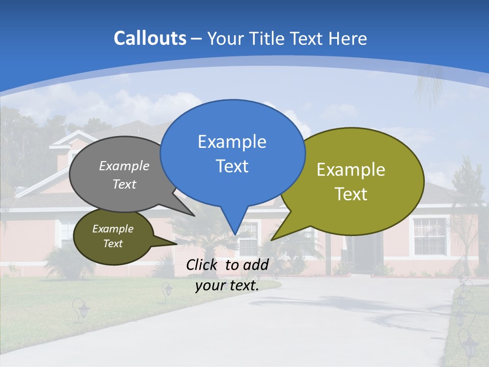 Living Shelter Palm PowerPoint Template