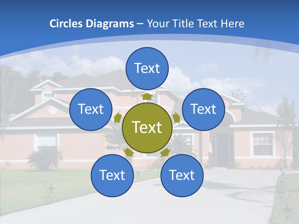 Living Shelter Palm PowerPoint Template