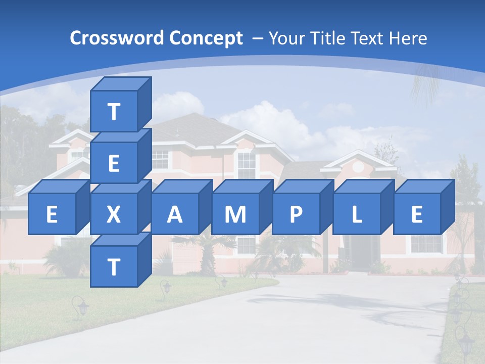 Living Shelter Palm PowerPoint Template