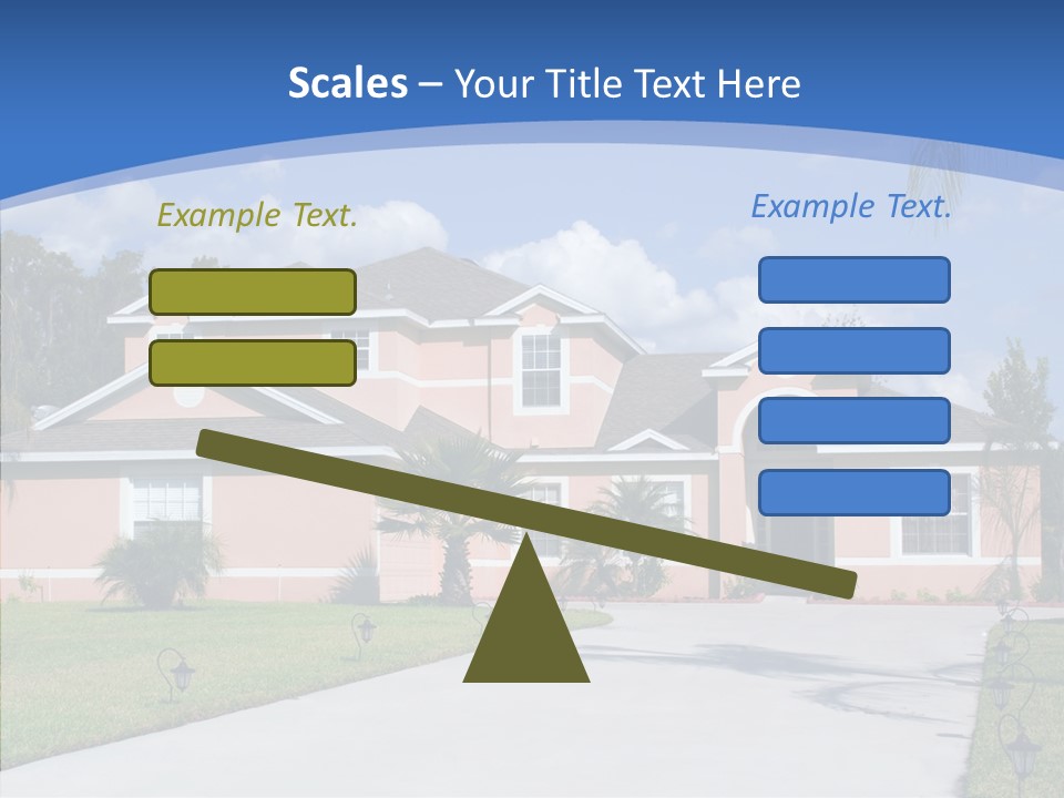 Living Shelter Palm PowerPoint Template