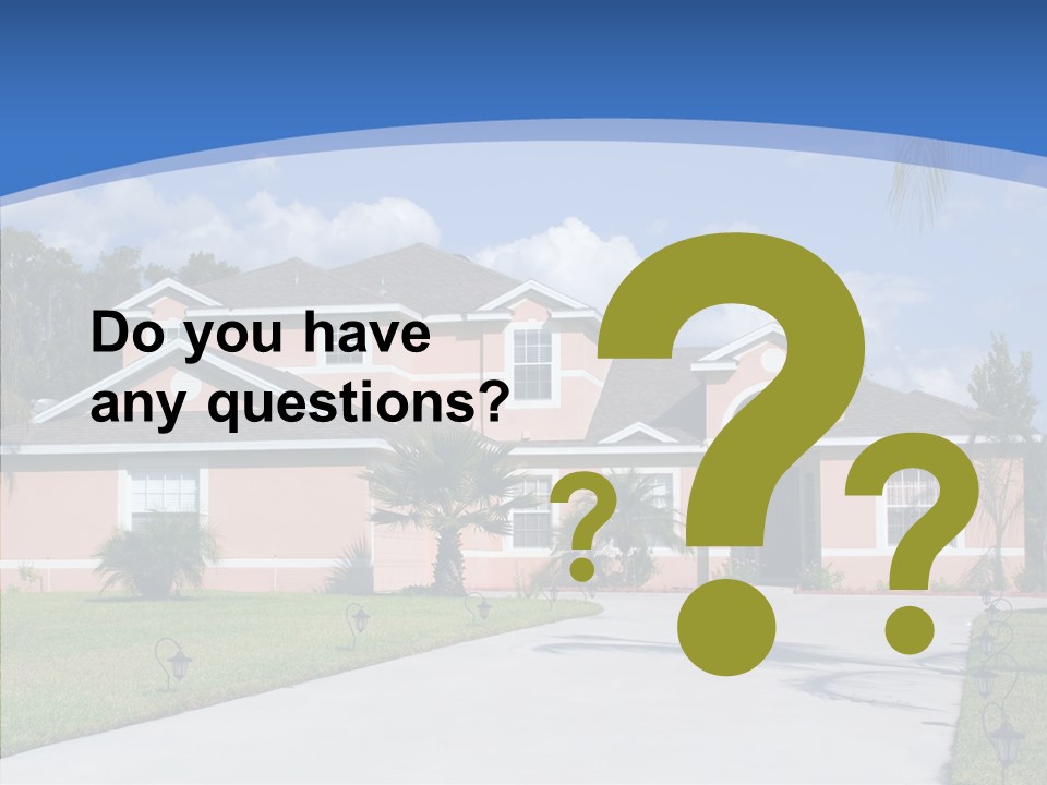 Living Shelter Palm PowerPoint Template