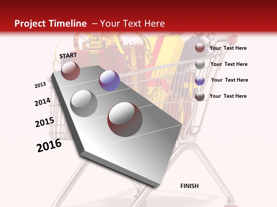 Shiny Anniversary Chrome PowerPoint Template