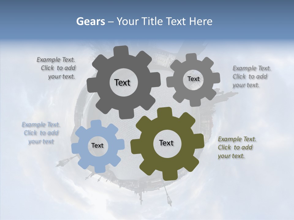 Planet Landscape Background PowerPoint Template