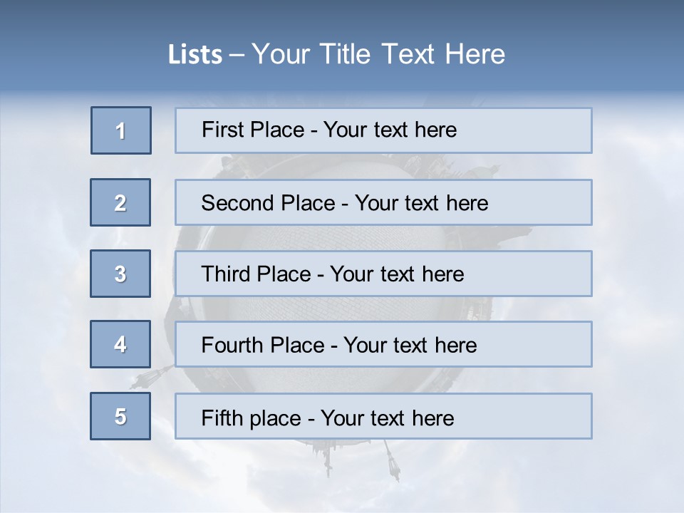 Planet Landscape Background PowerPoint Template