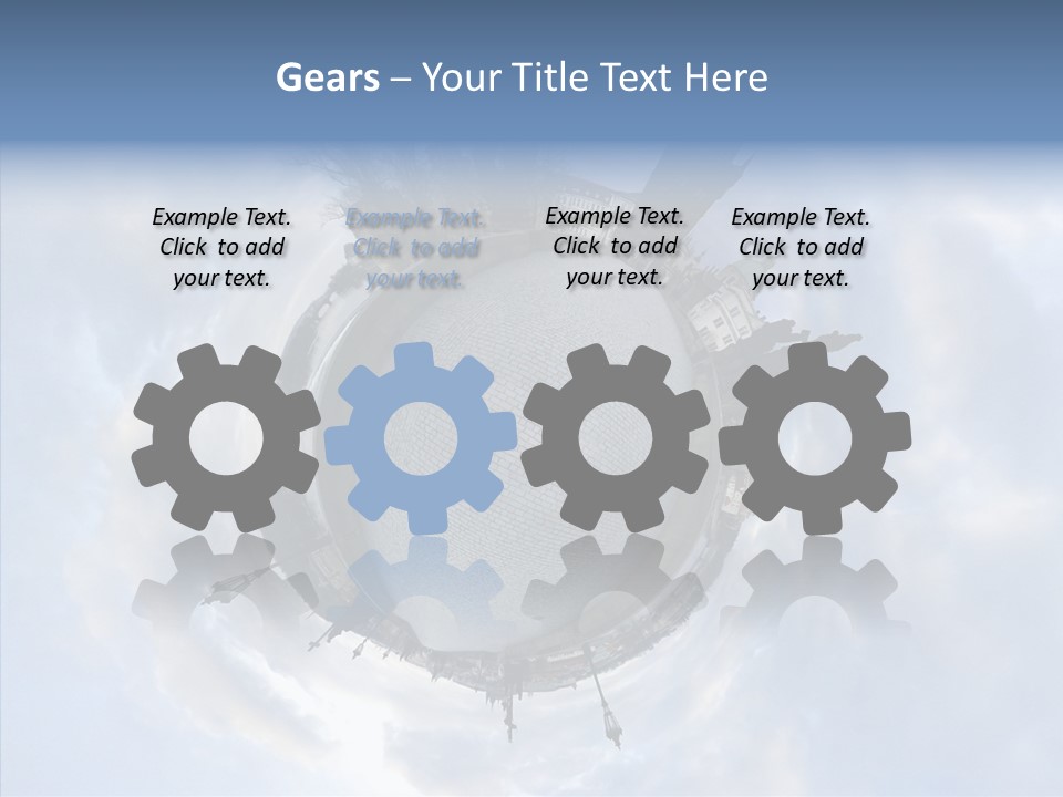 Planet Landscape Background PowerPoint Template