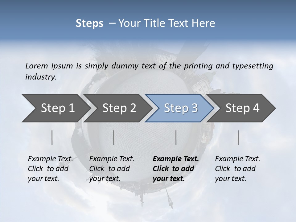Planet Landscape Background PowerPoint Template