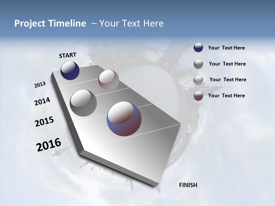 Planet Landscape Background PowerPoint Template