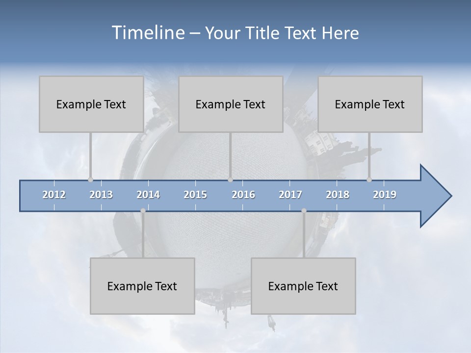 Planet Landscape Background PowerPoint Template