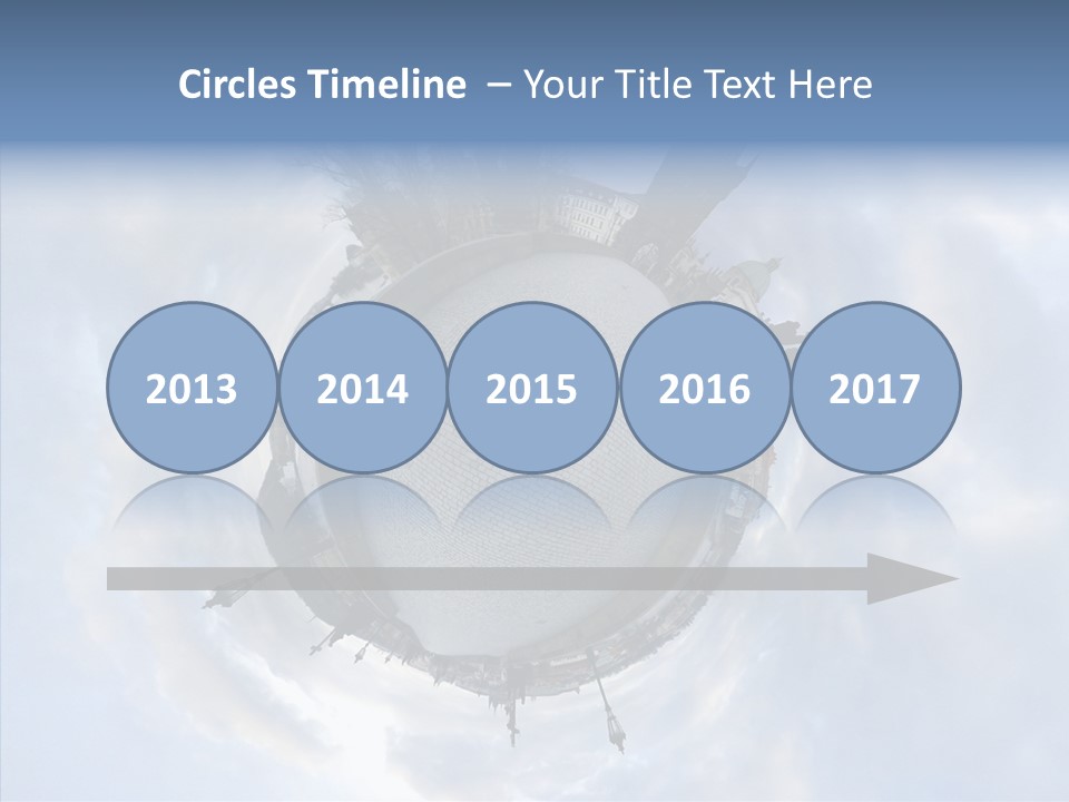 Planet Landscape Background PowerPoint Template