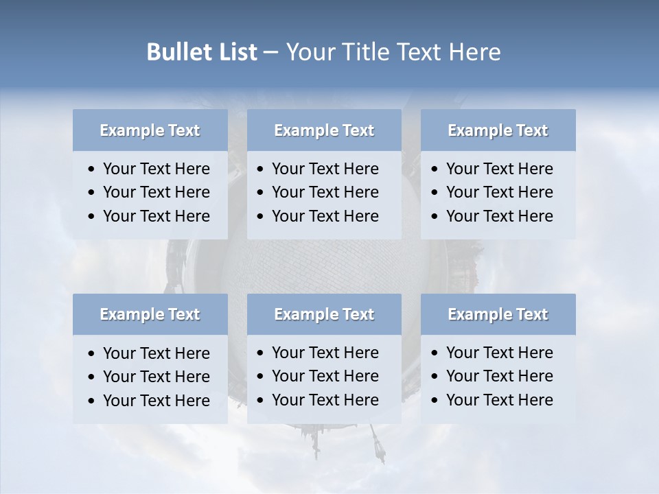 Planet Landscape Background PowerPoint Template
