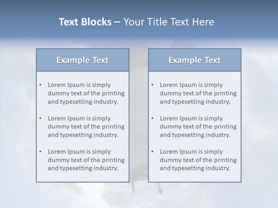 Planet Landscape Background PowerPoint Template