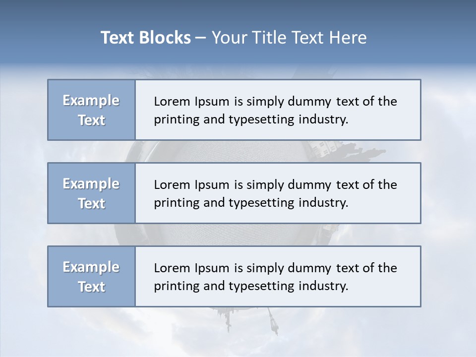 Planet Landscape Background PowerPoint Template