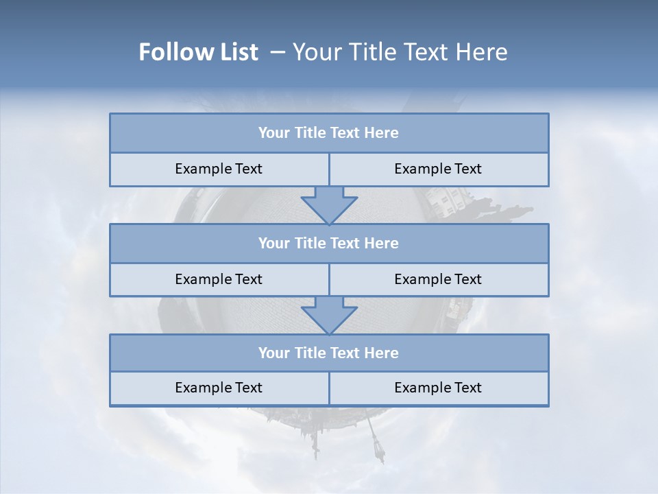 Planet Landscape Background PowerPoint Template