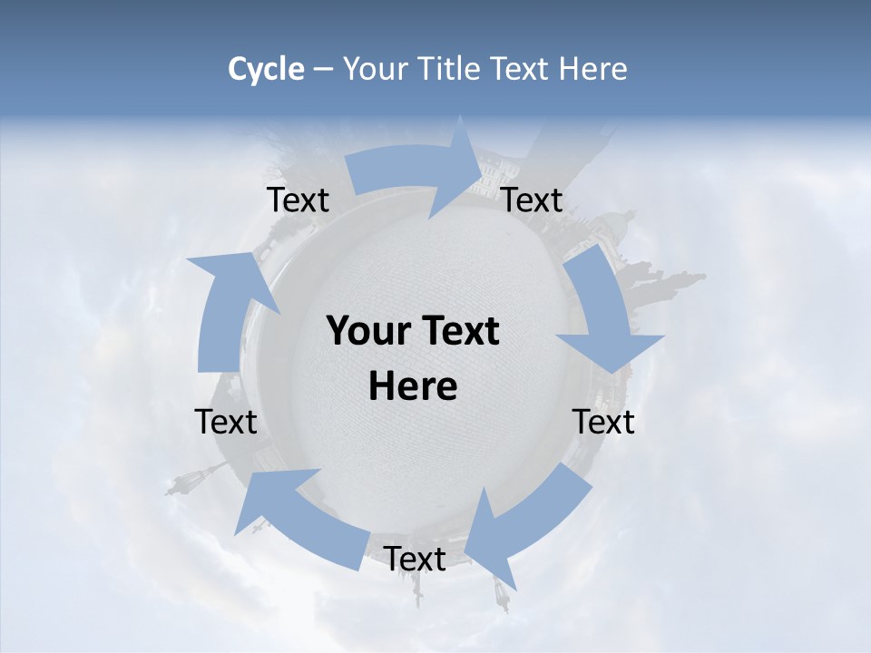 Planet Landscape Background PowerPoint Template