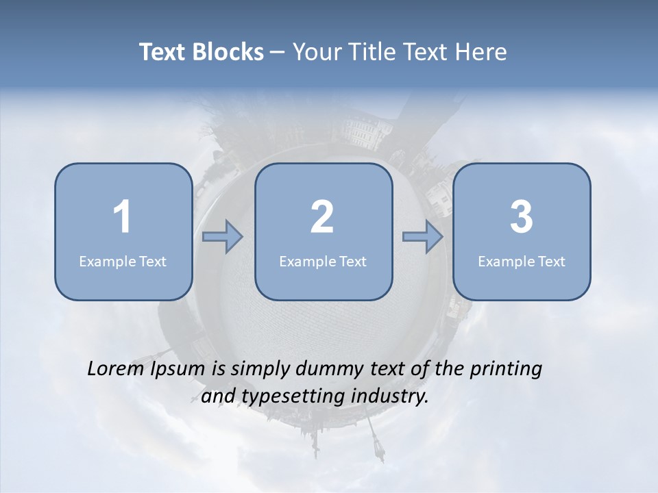 Planet Landscape Background PowerPoint Template