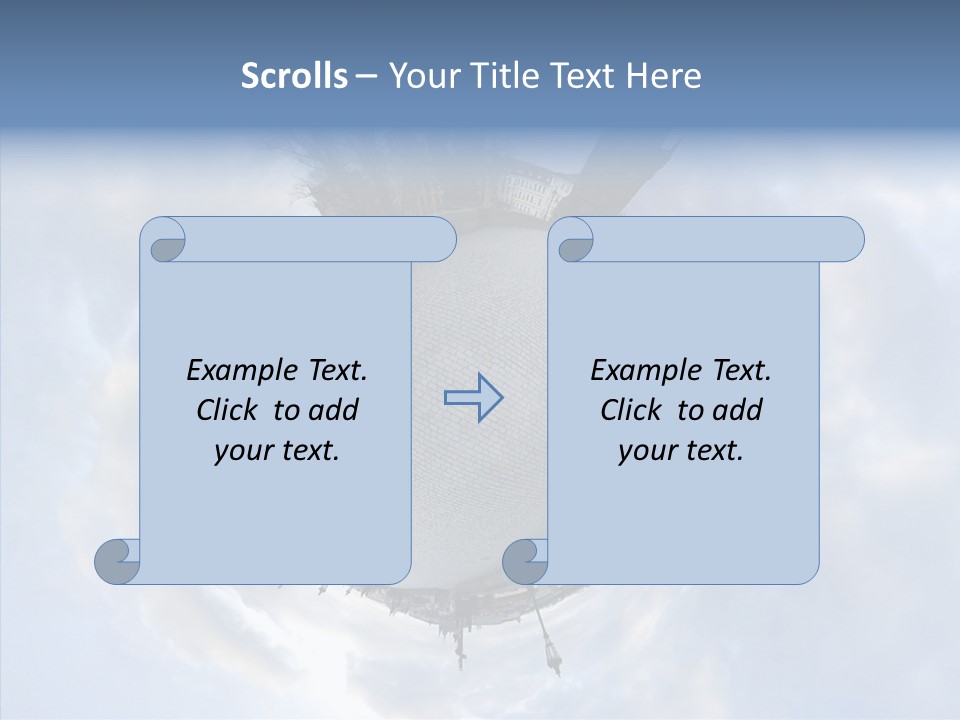 Planet Landscape Background PowerPoint Template
