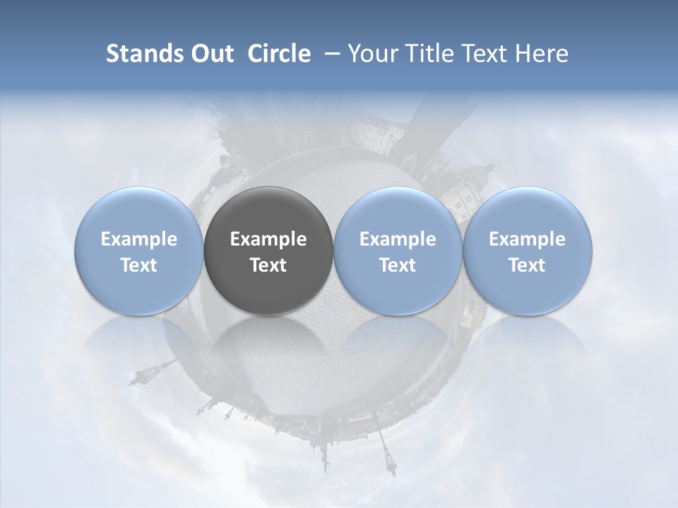 Planet Landscape Background PowerPoint Template