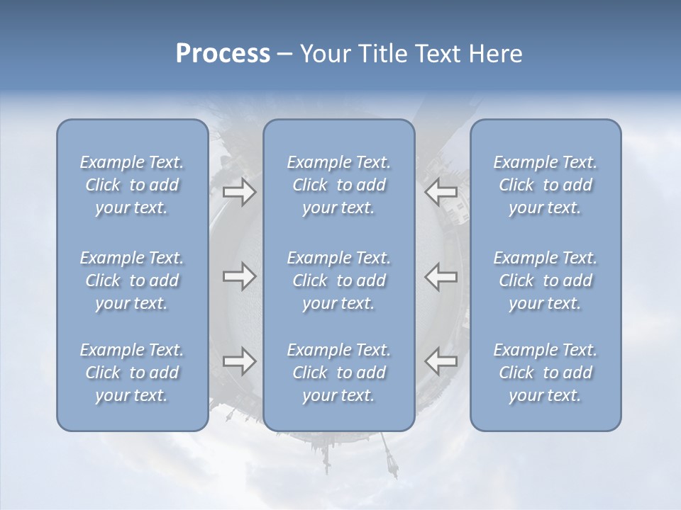 Planet Landscape Background PowerPoint Template