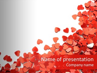 Holiday Romantic Shape PowerPoint Template