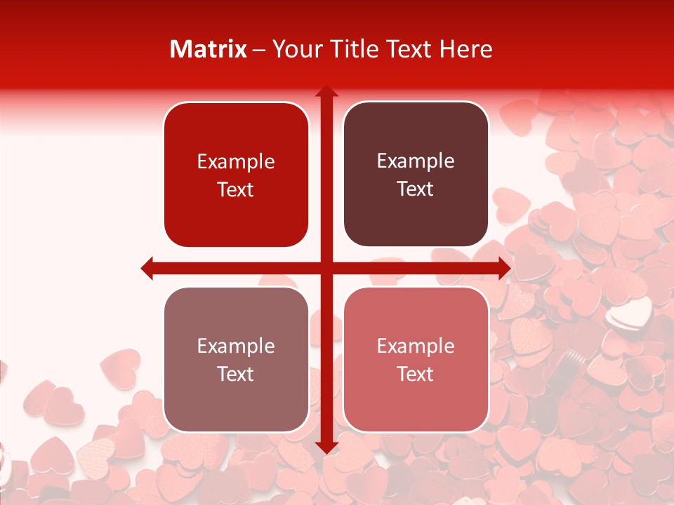 Holiday Romantic Shape PowerPoint Template