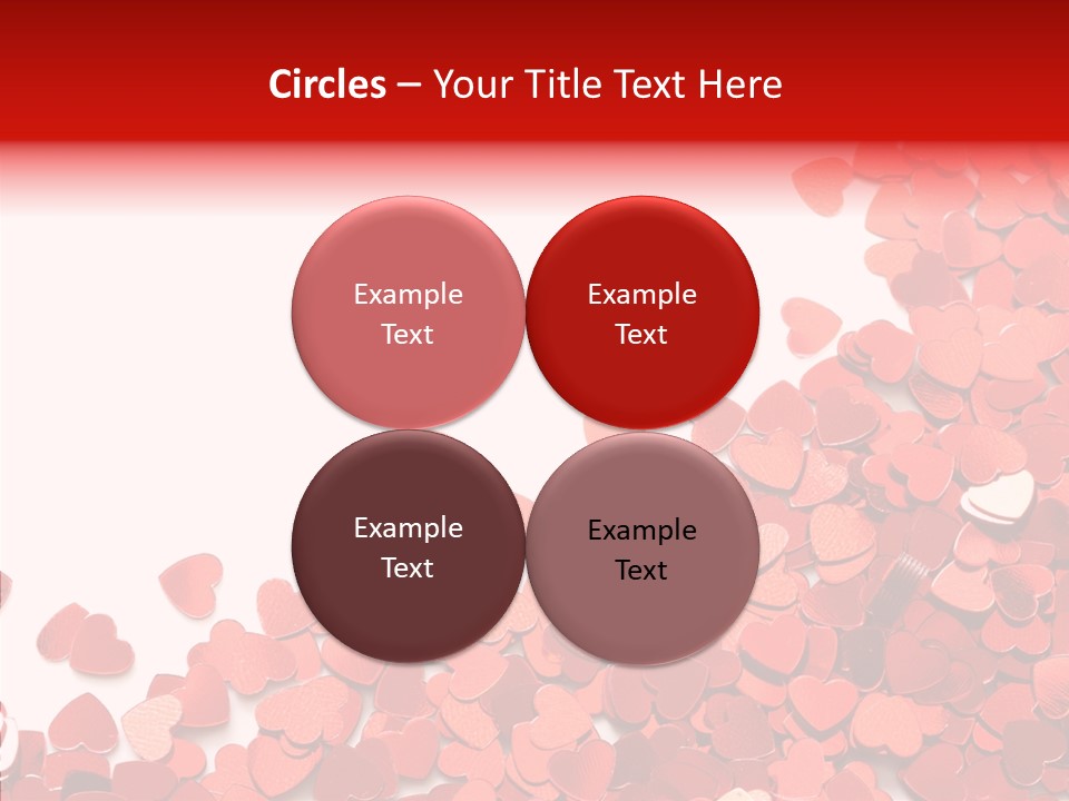 Holiday Romantic Shape PowerPoint Template