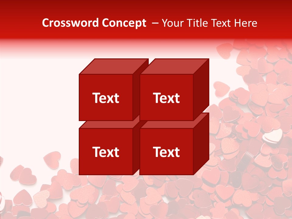 Holiday Romantic Shape PowerPoint Template